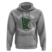 Land of 10000 Learing Centers Funny Minnesota Meme Hoodie Viral Education Typo Parody - Wonder Print Shop