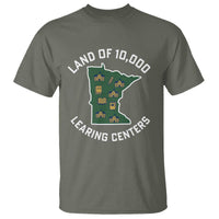Land of 10000 Learing Centers Funny Minnesota Meme T Shirt Viral Education Typo Parody - Wonder Print Shop