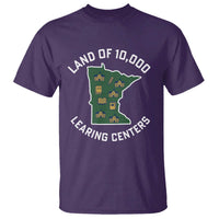 Land of 10000 Learing Centers Funny Minnesota Meme T Shirt Viral Education Typo Parody - Wonder Print Shop