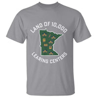 Land of 10000 Learing Centers Funny Minnesota Meme T Shirt Viral Education Typo Parody - Wonder Print Shop