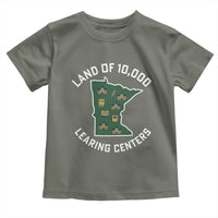 Land of 10000 Learing Centers Funny Minnesota Meme Toddler T Shirt Viral Education Typo Parody - Wonder Print Shop