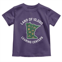 Land of 10000 Learing Centers Funny Minnesota Meme Toddler T Shirt Viral Education Typo Parody - Wonder Print Shop