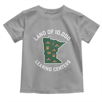 Land of 10000 Learing Centers Funny Minnesota Meme Toddler T Shirt Viral Education Typo Parody - Wonder Print Shop