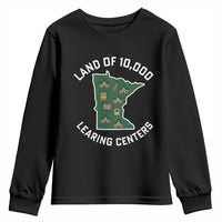 Land of 10000 Learing Centers Funny Minnesota Meme Youth Sweatshirt Viral Education Typo Parody - Wonder Print Shop