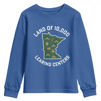 Land of 10000 Learing Centers Funny Minnesota Meme Youth Sweatshirt Viral Education Typo Parody - Wonder Print Shop