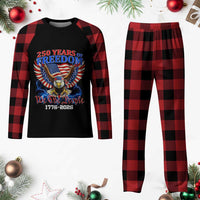 250 Years of Freedom 1776 2026 Patriotic Eagle Plaid Pajama Set We The People USA Semiquincentennial - Wonder Print Shop