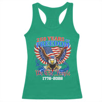 250 Years of Freedom 1776 2026 Patriotic Eagle Racerback Tank Top We The People USA Semiquincentennial - Wonder Print Shop