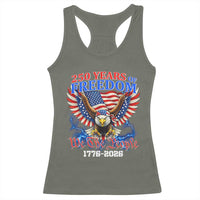 250 Years of Freedom 1776 2026 Patriotic Eagle Racerback Tank Top We The People USA Semiquincentennial - Wonder Print Shop
