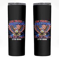 250 Years of Freedom 1776 2026 Patriotic Eagle Skinny Tumbler We The People USA Semiquincentennial - Wonder Print Shop