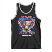 250 Years of Freedom 1776 2026 Patriotic Eagle Tank Top We The People USA Semiquincentennial - Wonder Print Shop