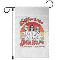 Difference Makers Teacher Appreciation Garden Flag Empowering Minds & Advancing Equity Retro Educator - Wonder Print Shop