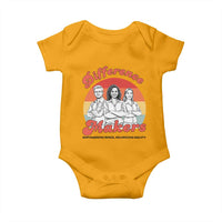 Difference Makers Teacher Appreciation Baby Onesie Empowering Minds & Advancing Equity Retro Educator - Wonder Print Shop