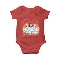 Difference Makers Teacher Appreciation Baby Onesie Empowering Minds & Advancing Equity Retro Educator - Wonder Print Shop