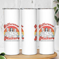 Difference Makers Teacher Appreciation Skinny Tumbler Empowering Minds & Advancing Equity Retro Educator - Wonder Print Shop