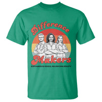 Difference Makers Teacher Appreciation T Shirt Empowering Minds & Advancing Equity Retro Educator - Wonder Print Shop