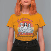 Difference Makers Teacher Appreciation T Shirt For Women Empowering Minds & Advancing Equity Retro Educator - Wonder Print Shop