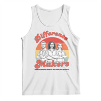 Difference Makers Teacher Appreciation Tank Top Empowering Minds & Advancing Equity Retro Educator - Wonder Print Shop