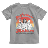 Difference Makers Teacher Appreciation Toddler T Shirt Empowering Minds & Advancing Equity Retro Educator - Wonder Print Shop