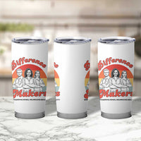 Difference Makers Teacher Appreciation Tumbler Cup Empowering Minds & Advancing Equity Retro Educator - Wonder Print Shop