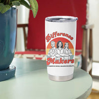 Difference Makers Teacher Appreciation Tumbler Cup Empowering Minds & Advancing Equity Retro Educator - Wonder Print Shop
