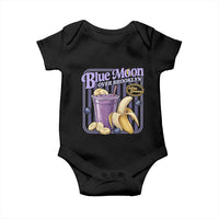 Blue Moon Over Brooklyn Banana Smoothie Aesthetic Baby Onesie Extra Banana Hockey Romance Retro Style - Wonder Print Shop