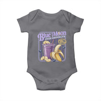 Blue Moon Over Brooklyn Banana Smoothie Aesthetic Baby Onesie Extra Banana Hockey Romance Retro Style - Wonder Print Shop