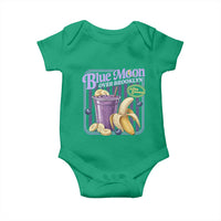 Blue Moon Over Brooklyn Banana Smoothie Aesthetic Baby Onesie Extra Banana Hockey Romance Retro Style - Wonder Print Shop