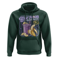 Blue Moon Over Brooklyn Banana Smoothie Aesthetic Hoodie Extra Banana Hockey Romance Retro Style - Wonder Print Shop
