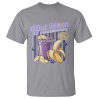 Blue Moon Over Brooklyn Banana Smoothie Aesthetic T Shirt Extra Banana Hockey Romance Retro Style - Wonder Print Shop