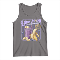 Blue Moon Over Brooklyn Banana Smoothie Aesthetic Tank Top Extra Banana Hockey Romance Retro Style - Wonder Print Shop