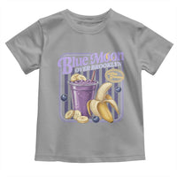 Blue Moon Over Brooklyn Banana Smoothie Aesthetic Toddler T Shirt Extra Banana Hockey Romance Retro Style - Wonder Print Shop