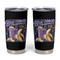 Blue Moon Over Brooklyn Banana Smoothie Aesthetic Tumbler Cup Extra Banana Hockey Romance Retro Style - Wonder Print Shop
