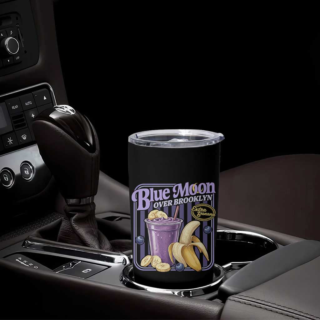 Blue Moon Over Brooklyn Banana Smoothie Aesthetic Tumbler Cup Extra Banana Hockey Romance Retro Style - Wonder Print Shop