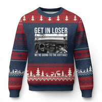 Get In Loser We're Going To The Cottage Ugly Christmas Sweater Funny Hockey Romance Road Trip Summer - Wonder Print Shop