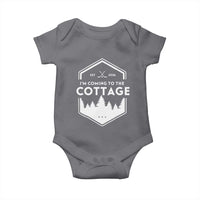 I'm Coming to the Cottage Baby Onesie Rustic Outdoor Retro Forest Hockey Romance - Wonder Print Shop