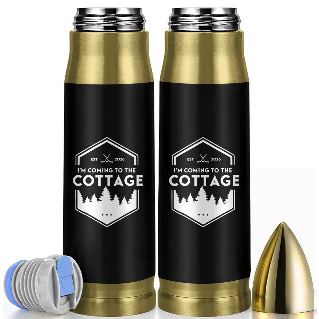 I'm Coming to the Cottage Bullet Tumbler Rustic Outdoor Retro Forest Hockey Romance - Wonder Print Shop