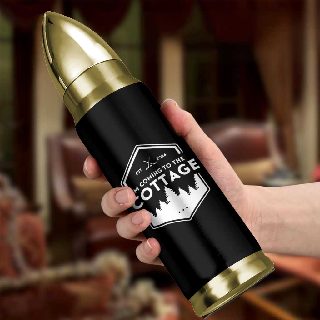I'm Coming to the Cottage Bullet Tumbler Rustic Outdoor Retro Forest Hockey Romance - Wonder Print Shop