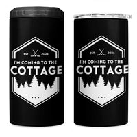 I'm Coming to the Cottage 4 in 1 Can Cooler Tumbler Rustic Outdoor Retro Forest Hockey Romance - Wonder Print Shop