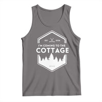 I'm Coming to the Cottage Tank Top Rustic Outdoor Retro Forest Hockey Romance - Wonder Print Shop