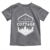 I'm Coming to the Cottage Toddler T Shirt Rustic Outdoor Retro Forest Hockey Romance - Wonder Print Shop