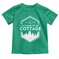 I'm Coming to the Cottage Toddler T Shirt Rustic Outdoor Retro Forest Hockey Romance - Wonder Print Shop
