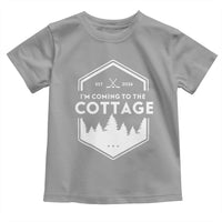 I'm Coming to the Cottage Toddler T Shirt Rustic Outdoor Retro Forest Hockey Romance - Wonder Print Shop