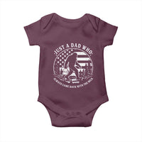 Just a Dad Who Came Back with the Milk Baby Onesie Funny Bigfoot Father's Day Sasquatch - Wonder Print Shop