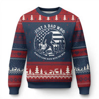 Just a Dad Who Came Back with the Milk Ugly Christmas Sweater Funny Bigfoot Father's Day Sasquatch - Wonder Print Shop