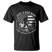 Just a Dad Who Came Back with the Milk T Shirt Funny Bigfoot Father's Day Sasquatch - Wonder Print Shop