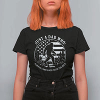 Just a Dad Who Came Back with the Milk T Shirt For Women Funny Bigfoot Father's Day Sasquatch - Wonder Print Shop
