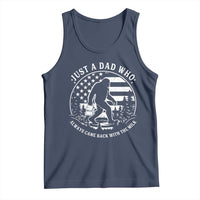 Just a Dad Who Came Back with the Milk Tank Top Funny Bigfoot Father's Day Sasquatch - Wonder Print Shop