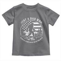 Just a Dad Who Came Back with the Milk Toddler T Shirt Funny Bigfoot Father's Day Sasquatch - Wonder Print Shop