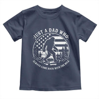 Just a Dad Who Came Back with the Milk Toddler T Shirt Funny Bigfoot Father's Day Sasquatch - Wonder Print Shop
