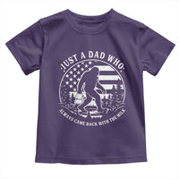 Just a Dad Who Came Back with the Milk Toddler T Shirt Funny Bigfoot Father's Day Sasquatch - Wonder Print Shop